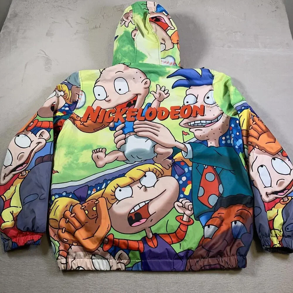 Members‎ Only x Nickelodeon Rugrats Jacket Adult Large Full Zip Cartoons Mens